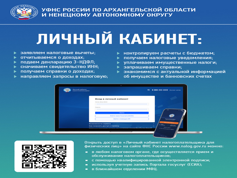 Сервис «Личный кабинет налогоплательщика для физических лиц».
