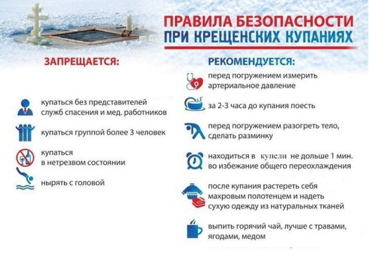 В целях недопущения несчастных случаев в период проведения обрядовых мероприятий при праздновании православного праздника Крещение Господне необходимо соблюдать следующие меры безопасности:. В целях недопущения несчастных случаев в период проведения обрядовых мероприятий при праздновании православного праздника Крещение Господне необходимо соблюдать следующие меры безопасности:.